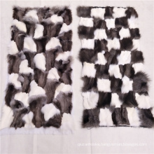 China factory wholesale Eco-friendly real fox fur pelt for fur plate fox fur hide for garment and collars